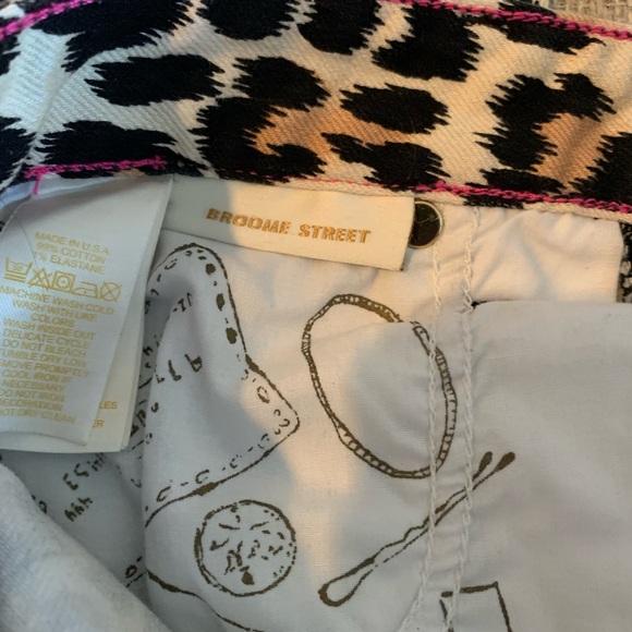 Kate Spade Broom Street Leopard Print Jeans - Picture 9 of 9